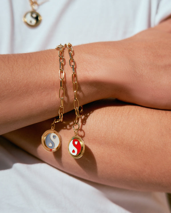Textile bracelet with Karma Bead, Yin-Yang | THOMAS SABO